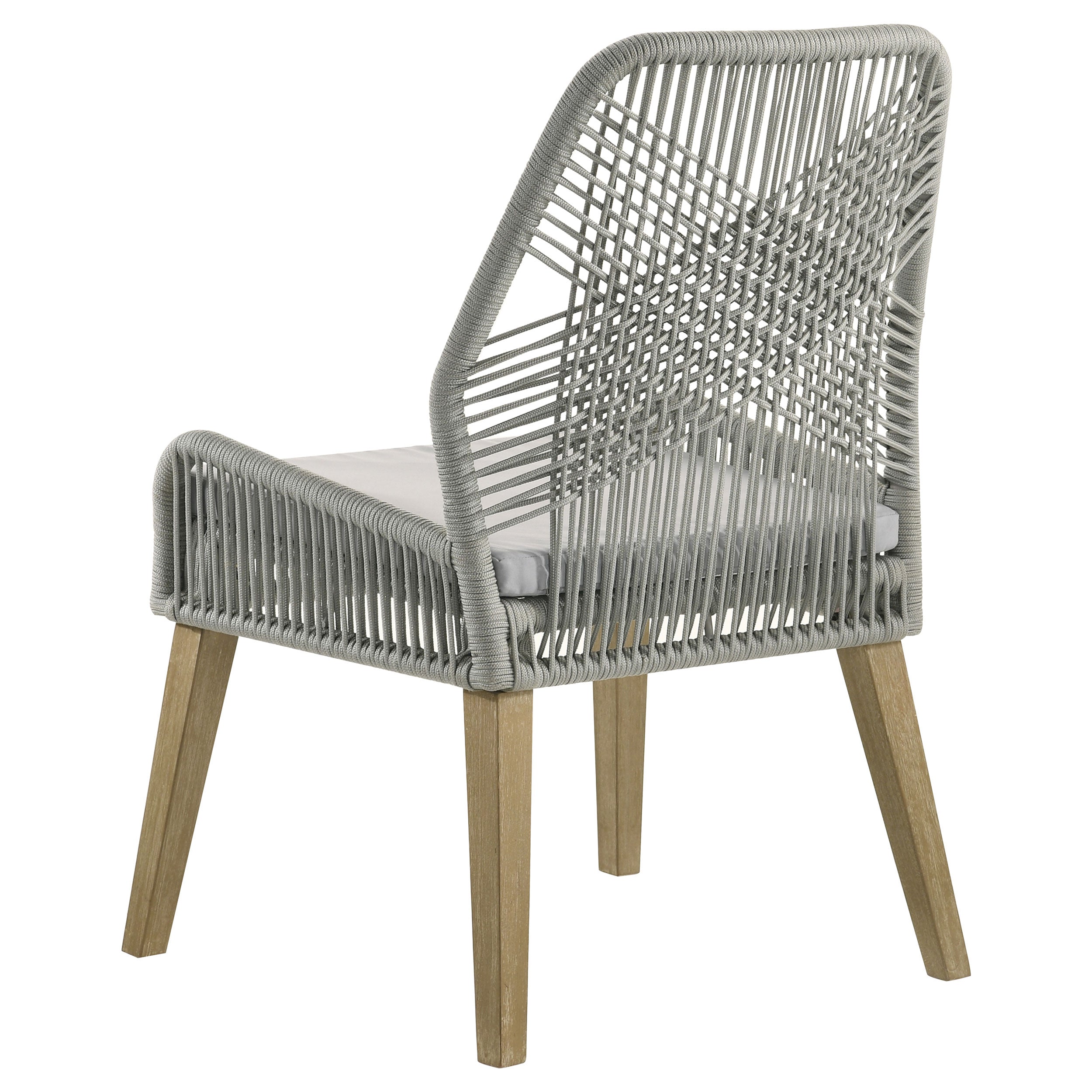 Nakia Woven Rope Dining Side Chairs (Set of 2)