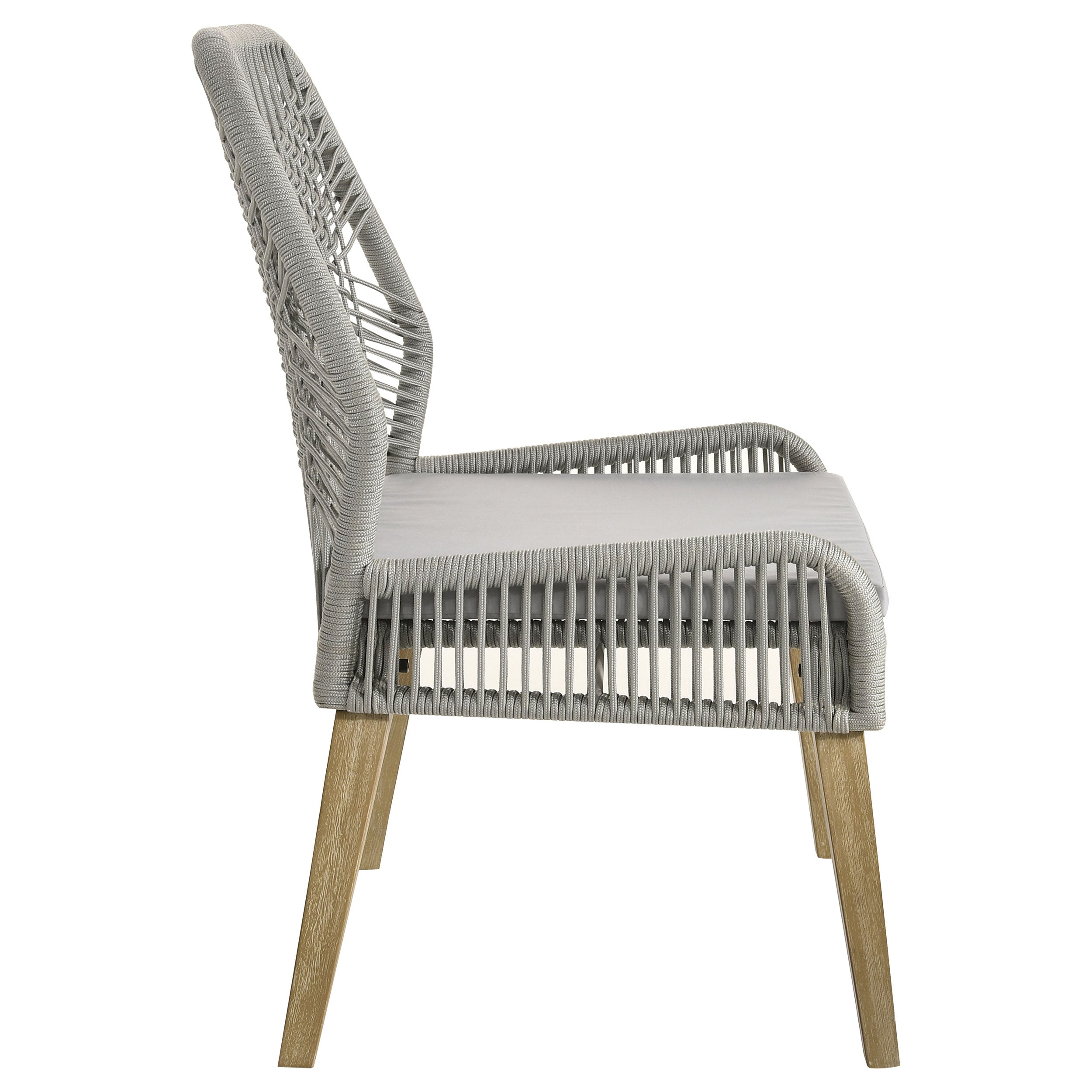 Nakia Woven Rope Dining Side Chairs (Set of 2)