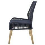 Nakia Woven Rope Dining Side Chairs (Set of 2)