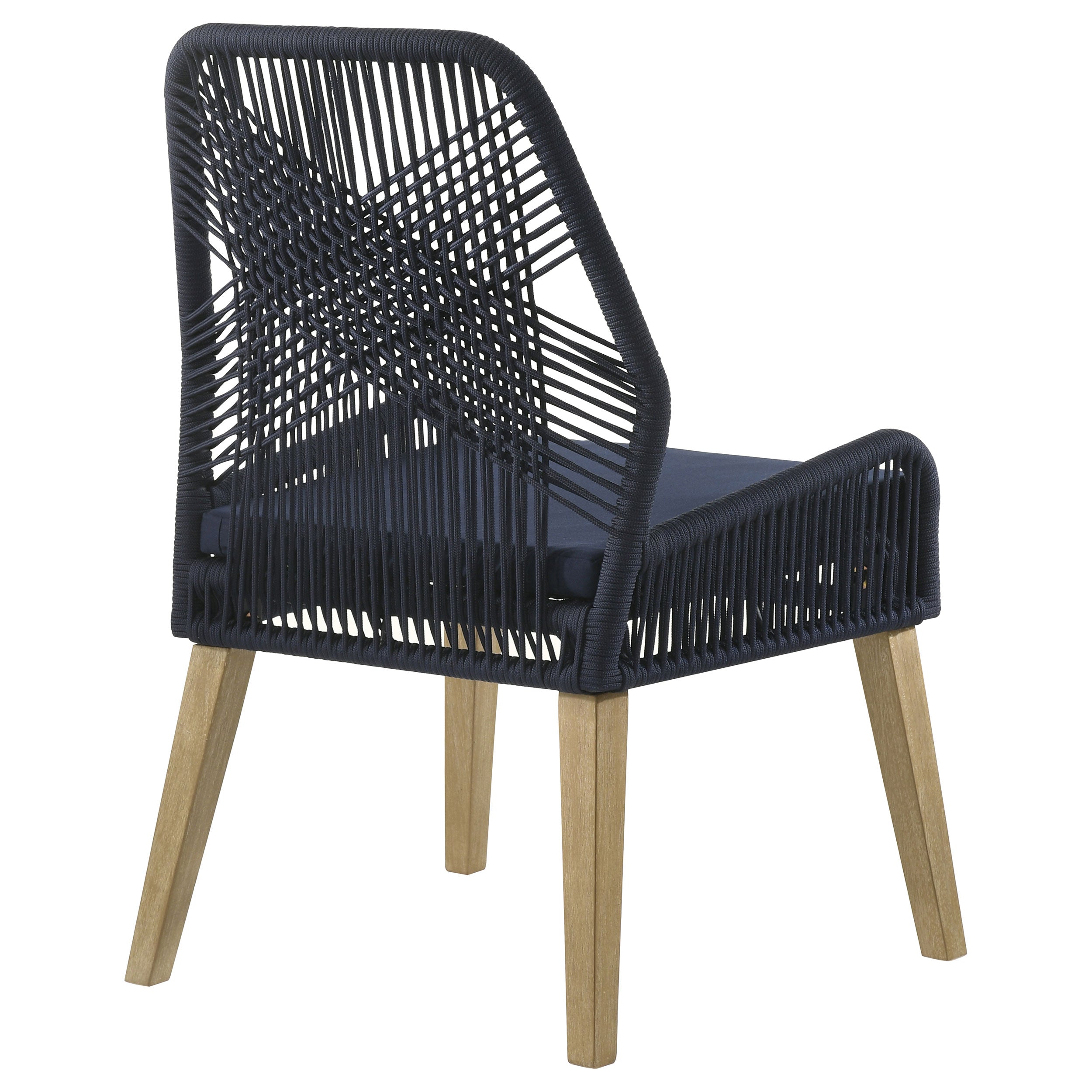 Nakia Woven Rope Dining Side Chairs (Set of 2)