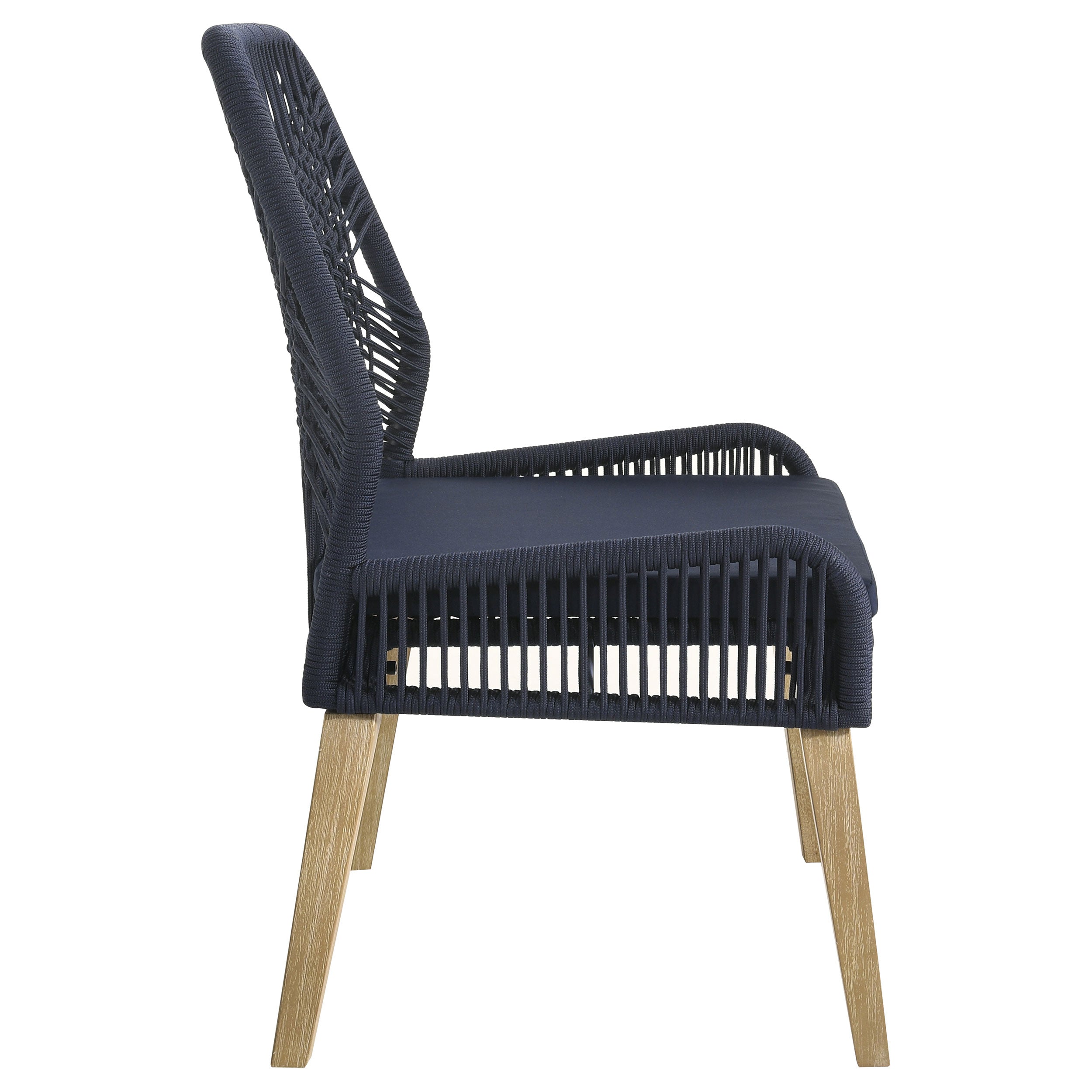 Nakia Woven Rope Dining Side Chairs (Set of 2)