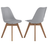 Caballo Polypropylene Dining Side Chair (Set of 2)