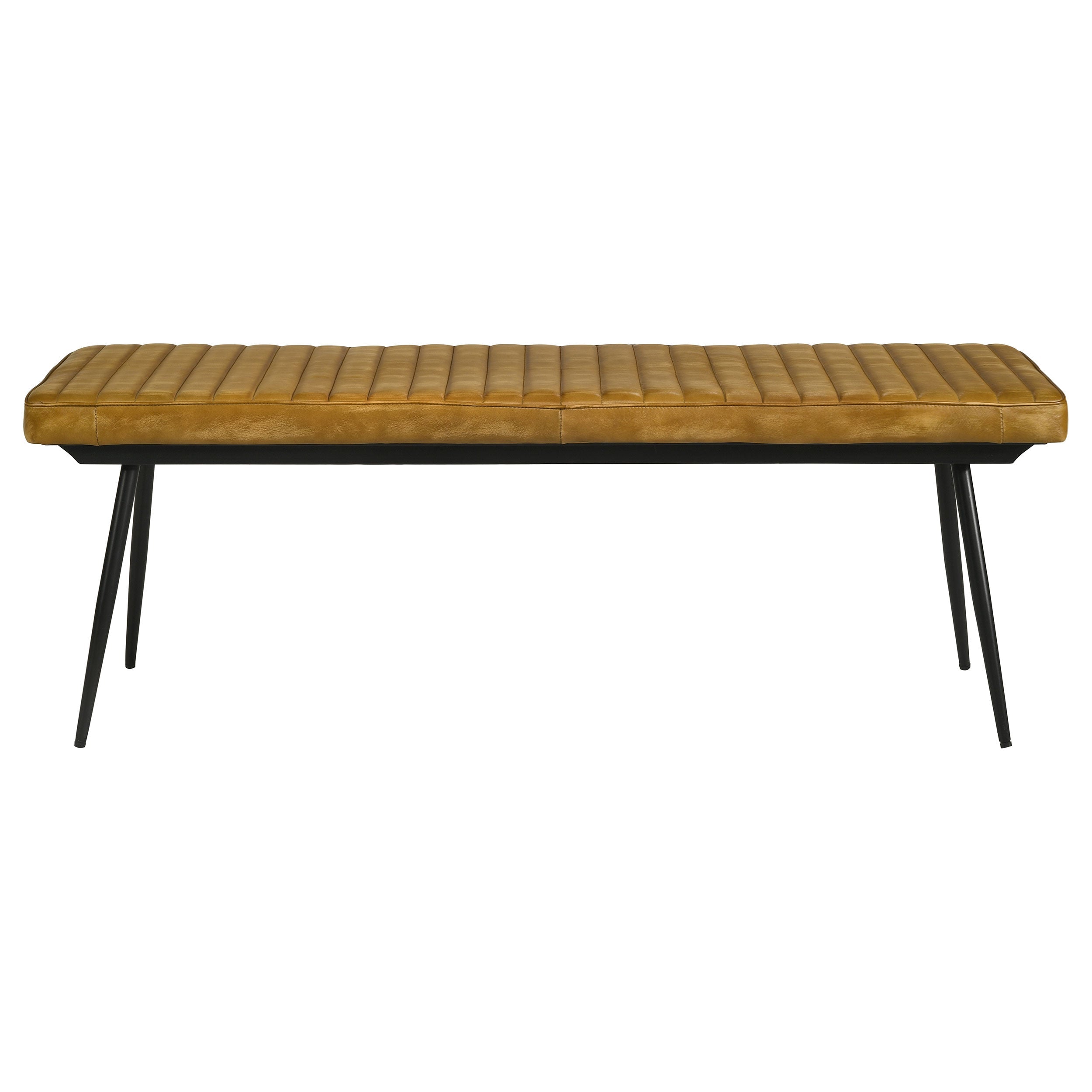 Misty Leather Upholstered Dining Bench
