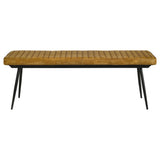 Misty Leather Upholstered Dining Bench