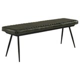 Misty Leather Upholstered Dining Bench