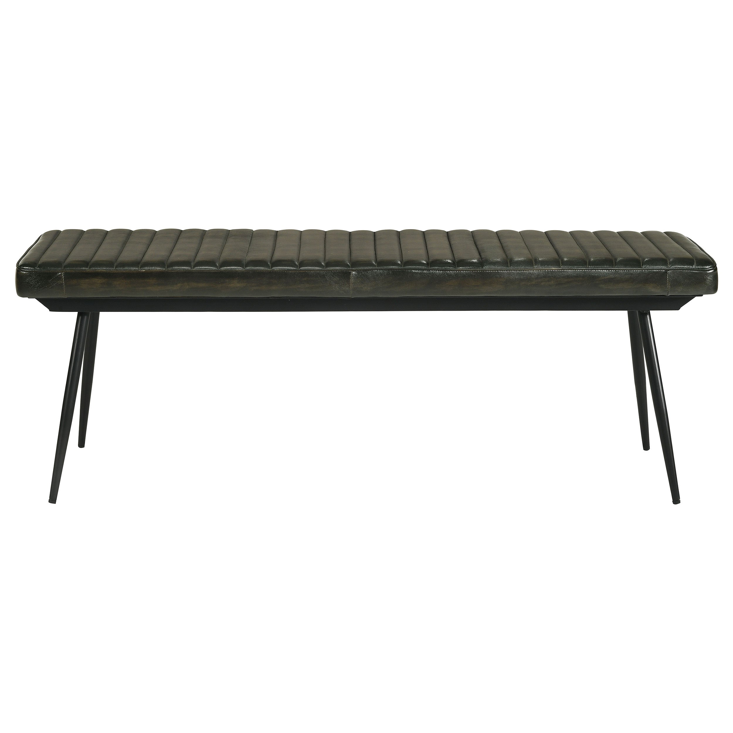 Misty Leather Upholstered Dining Bench
