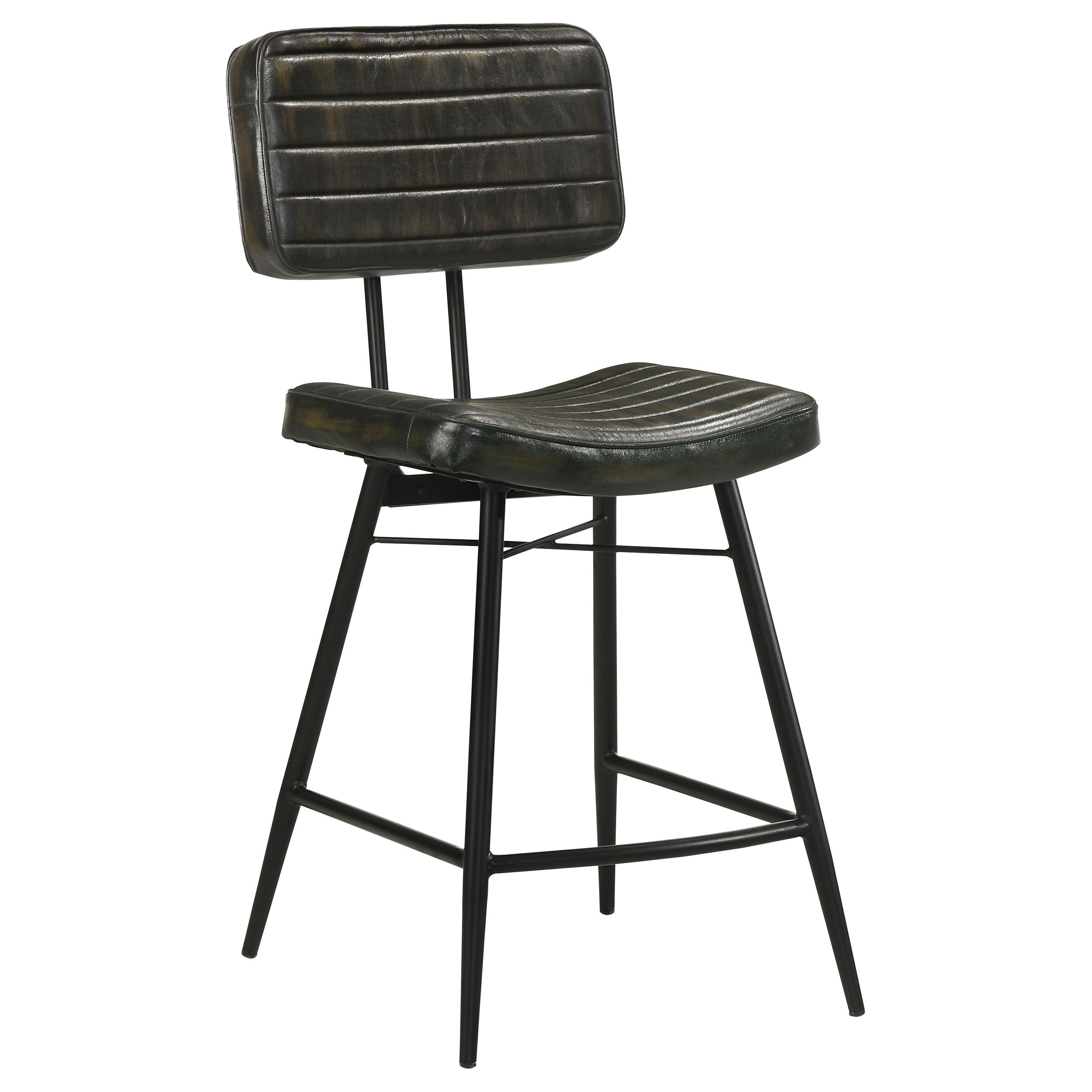 Partridge Leather Counter Chair (Set of 2)