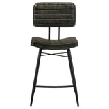 Partridge Leather Counter Chair (Set of 2)