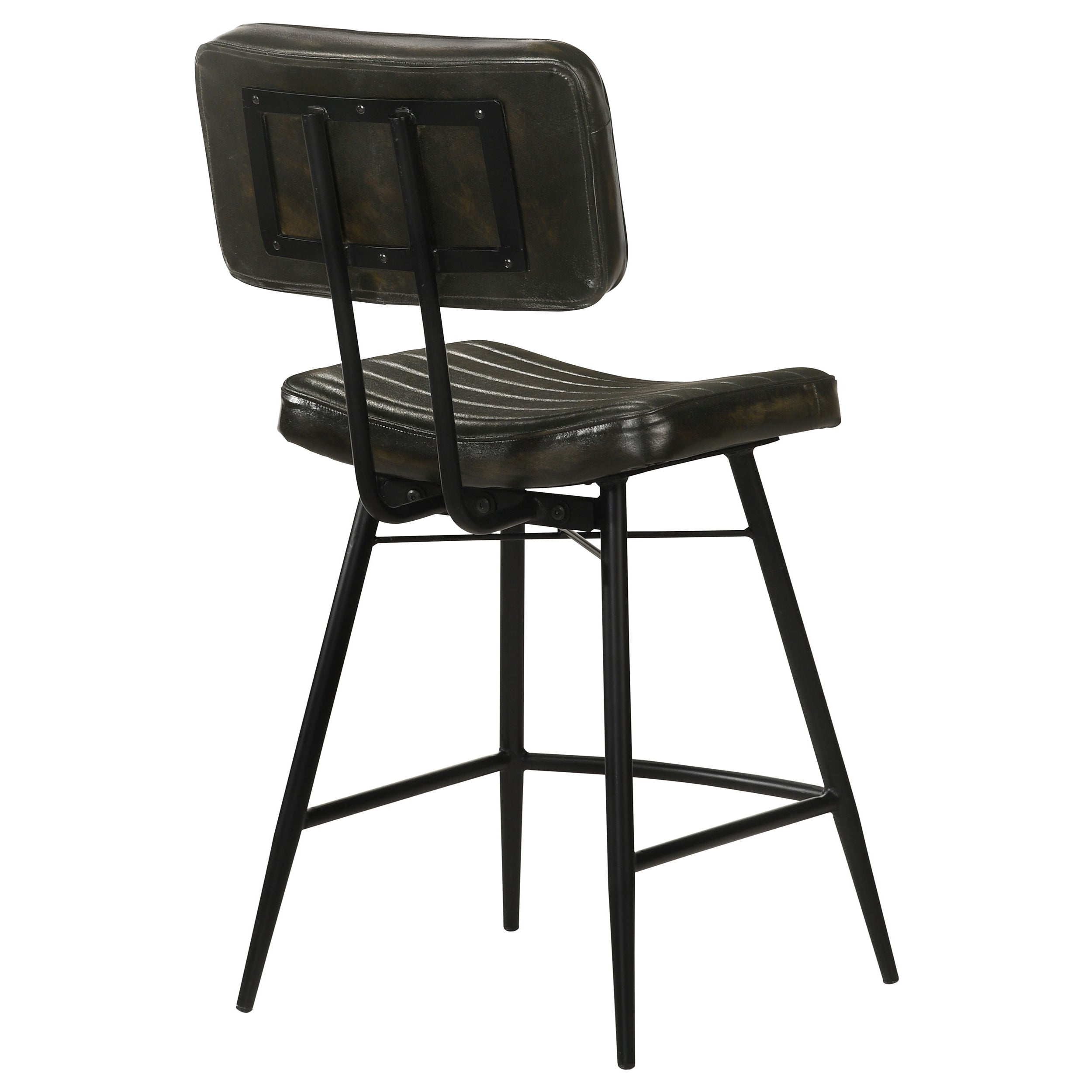 Partridge Leather Counter Chair (Set of 2)