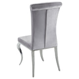 Carone 81-inch Rectangular Glass Dining Set