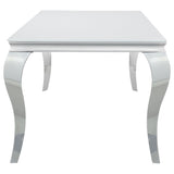 Carone Rectangular 61-inch Glass Top Dining Table
