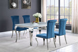 Carone Rectangular 61-inch Glass Top Dining Table