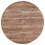 Gibson Round 50-inch Counter Height Dining Table Yukon Oak