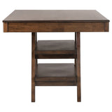 Dewey Rectangular 60-inch Counter Height Dining Table Walnut