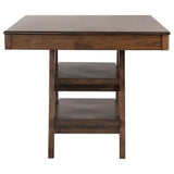 Dewey Rectangular 60-inch Counter Height Dining Table Walnut