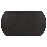 Leandro 78-inch Extension Dining Room Table Burnished Black