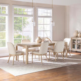 Solano Extension Table Dining Set Weathered Mango