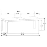 Solano 90-inch Extension Dining Table Weathered Mango