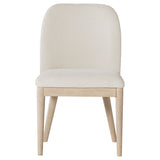 Solano Upholstered Dining Side Chair Beige (Set of 2)