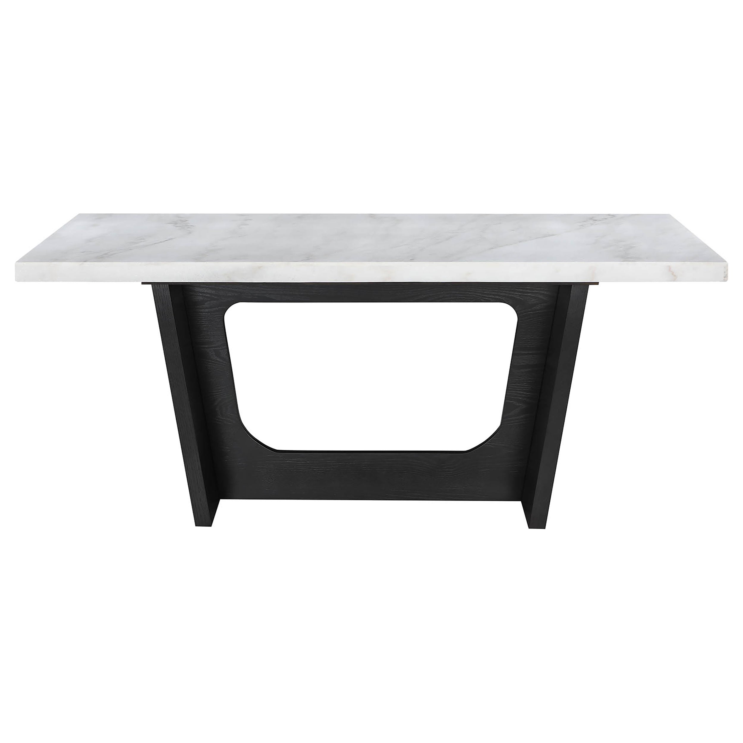 Sherry Rectangular Marble Top Dining Table Set
