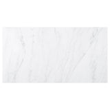 Sherry Rectangular Marble Top Dining Table Set