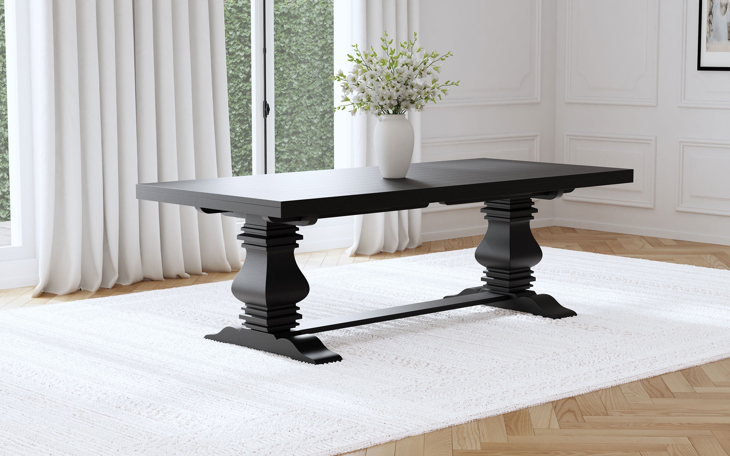 Florence 126-inch Extension Dining Table