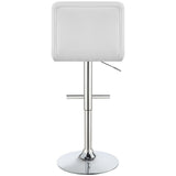 Lenny Upholstered Adjustable Bar Stool (Set of 2)
