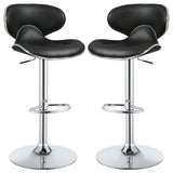 Edenton Upholstered Adjustable Bar Stool (Set of 2)