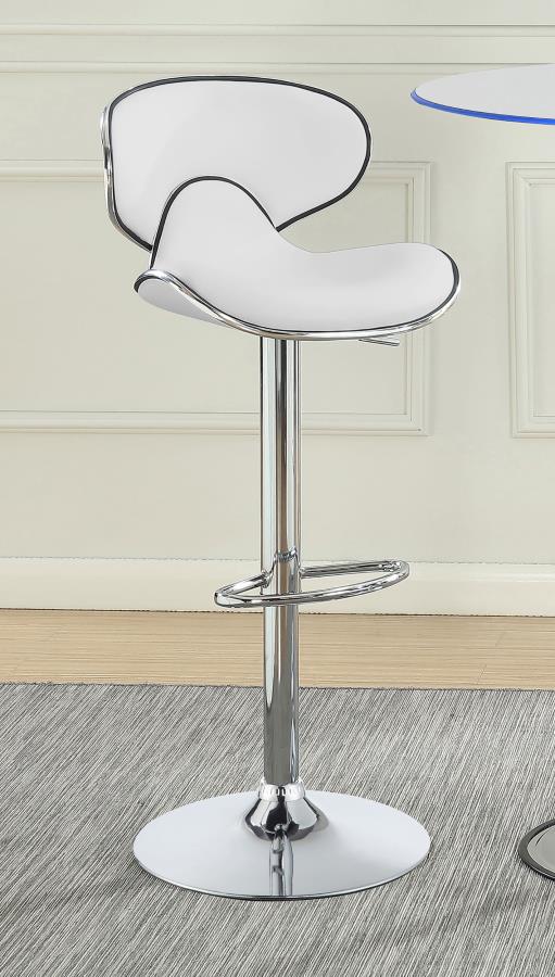 Edenton Upholstered Adjustable Bar Stool (Set of 2)