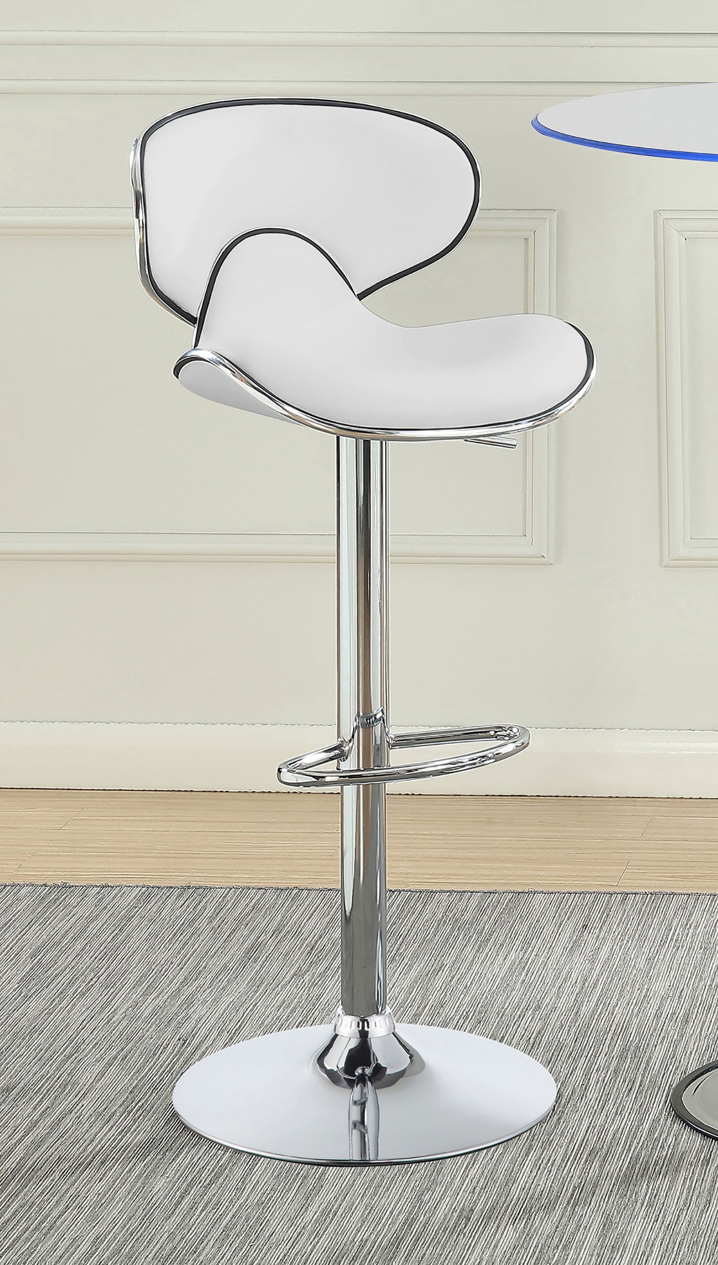 Edenton Upholstered Adjustable Bar Stool (Set of 2)