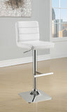 Bianca Upholstered Adjustable Bar Stool (Set of 2)