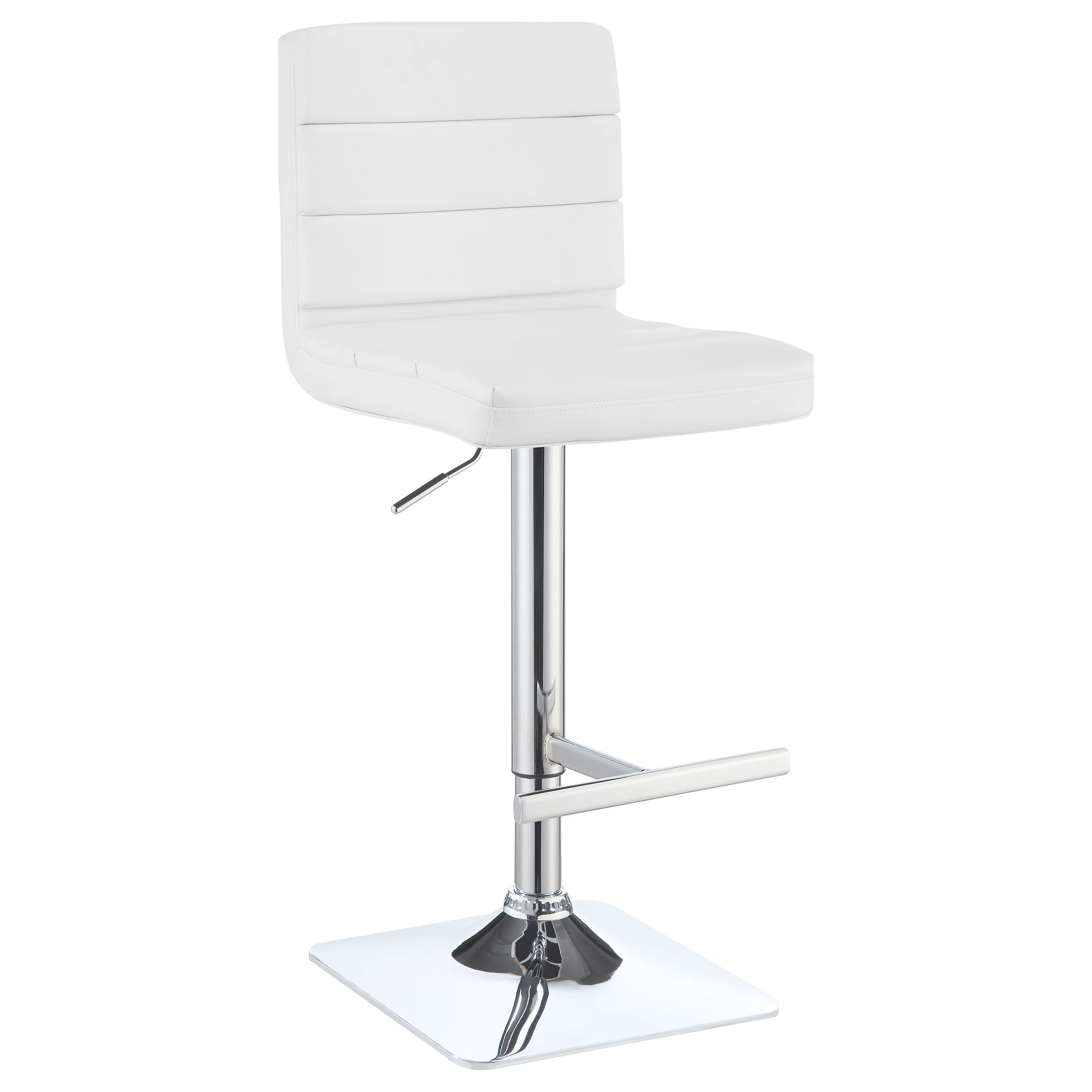 Bianca Upholstered Adjustable Bar Stool (Set of 2)