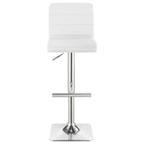 Bianca Upholstered Adjustable Bar Stool (Set of 2)