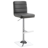 Bianca Upholstered Adjustable Bar Stool (Set of 2)