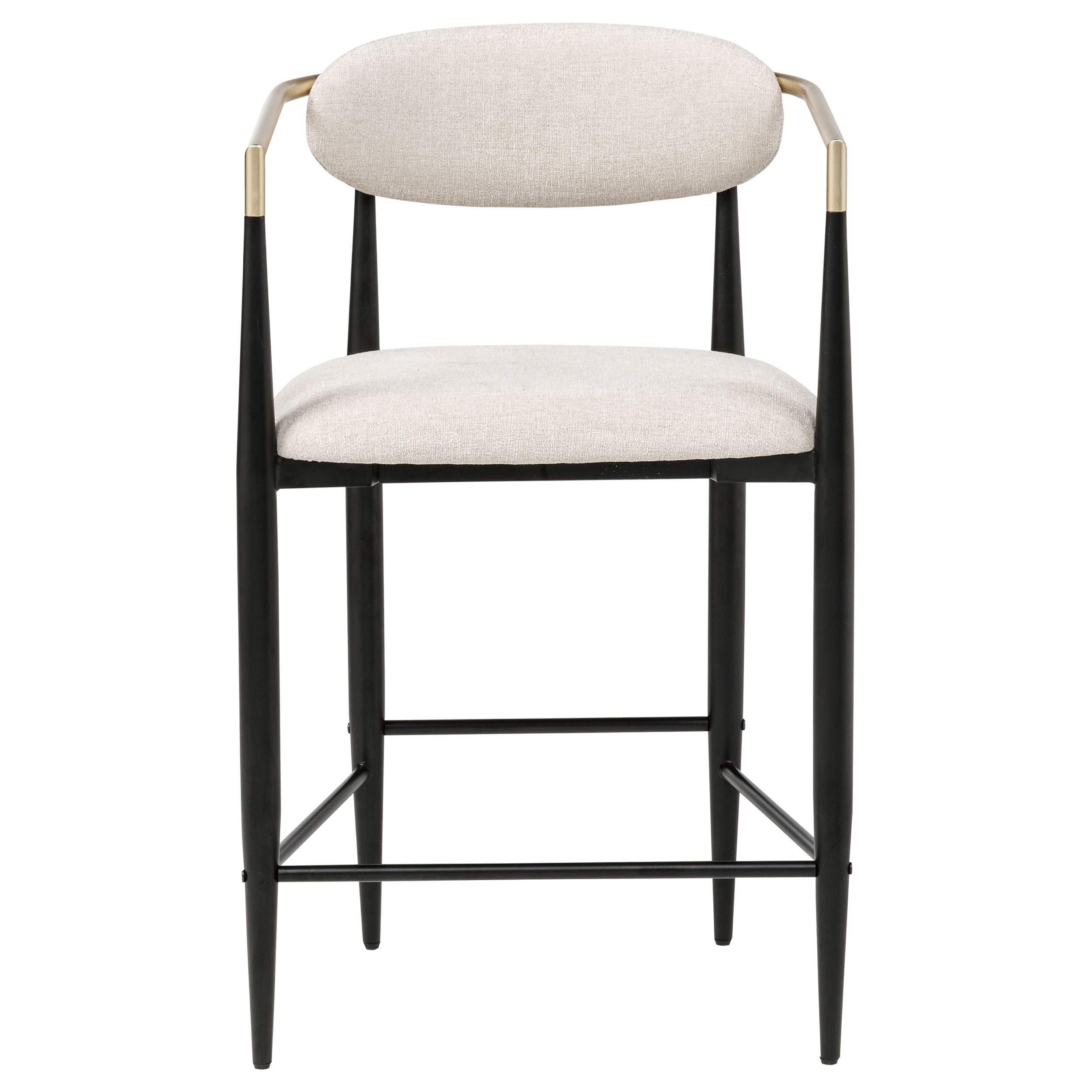 Tina Fabric Upholstered Counter Chair (Set of 2)
