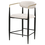 Tina Fabric Upholstered Counter Chair (Set of 2)