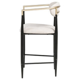 Tina Fabric Upholstered Counter Chair (Set of 2)