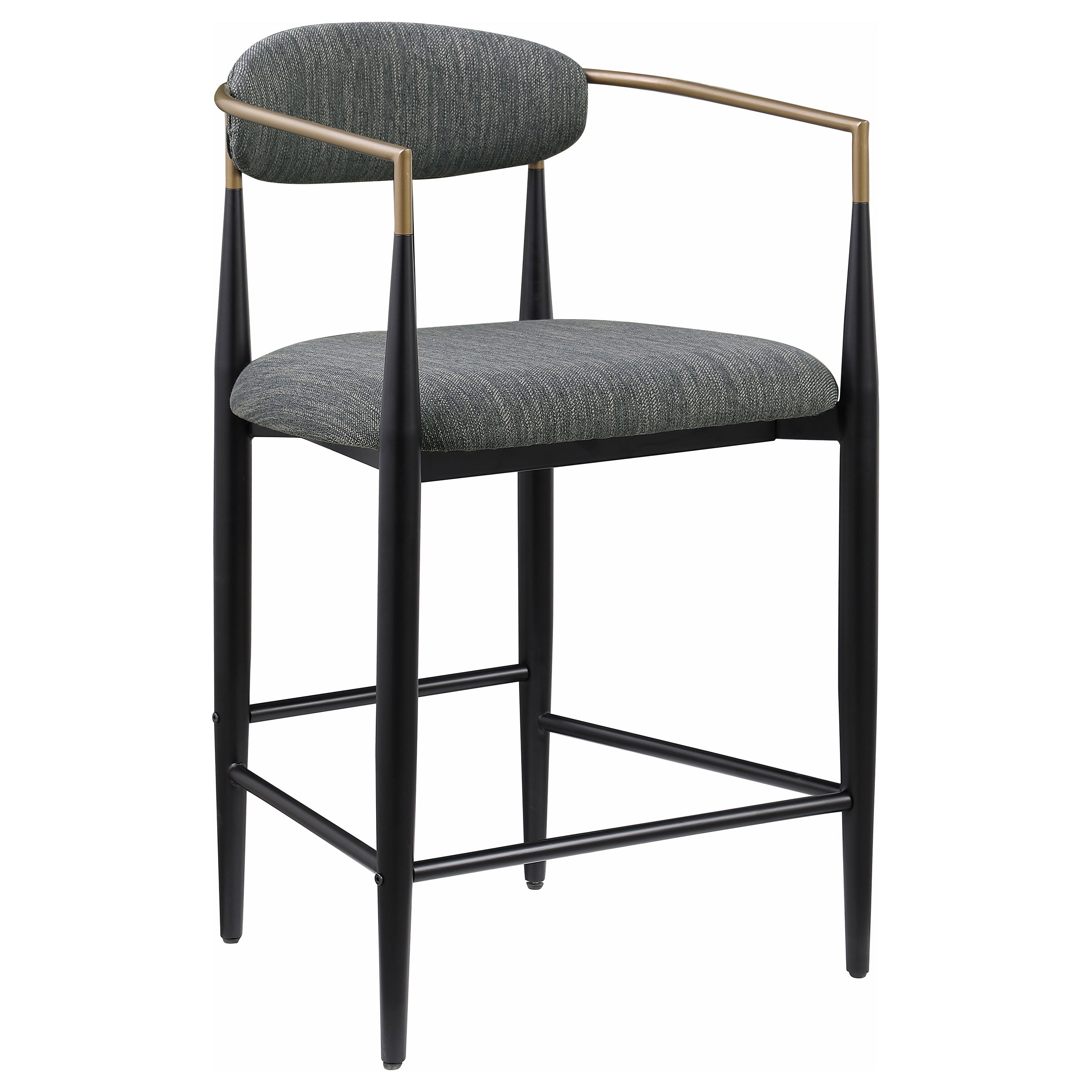 Tina Fabric Upholstered Counter Chair (Set of 2)