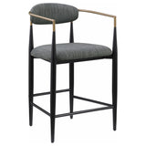 Tina Fabric Upholstered Counter Chair (Set of 2)