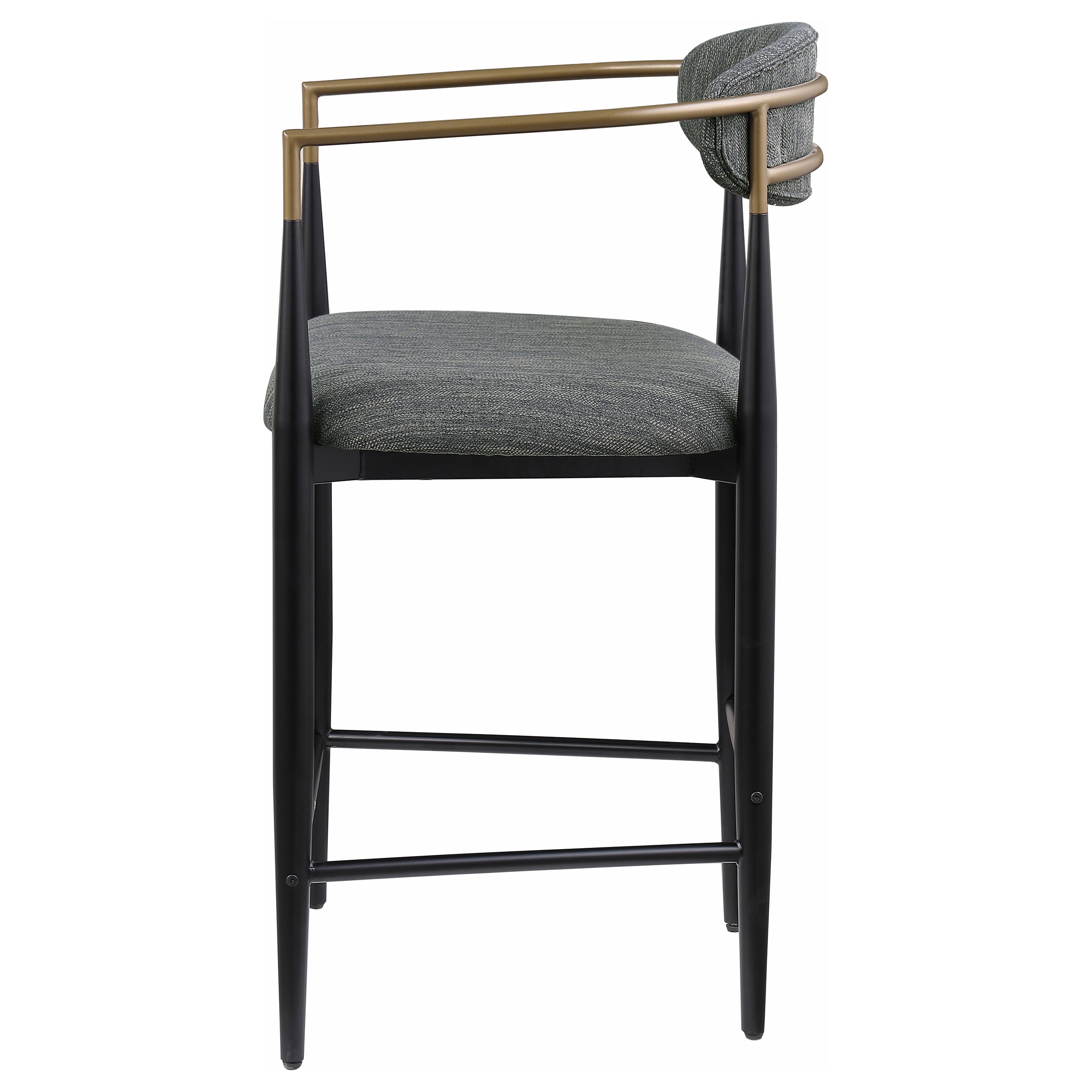 Tina Fabric Upholstered Counter Chair (Set of 2)