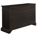 Phelps Rectangular Dining Table Set Distressed Noir
