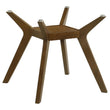 Paxton Square Wood Dining Table Base Brown