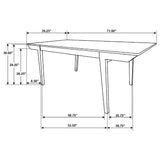 Nogales Rectangular 71-inch Wood Dining Table