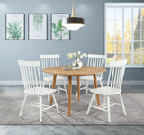 Andrews Round Wood Dining Room Table Set