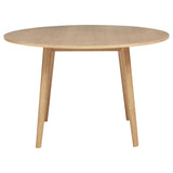 Andrews Round Wood Dining Room Table Set