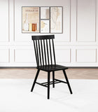 Andrews Windsor Spindle Back Dining Side Chair (Set of 2)