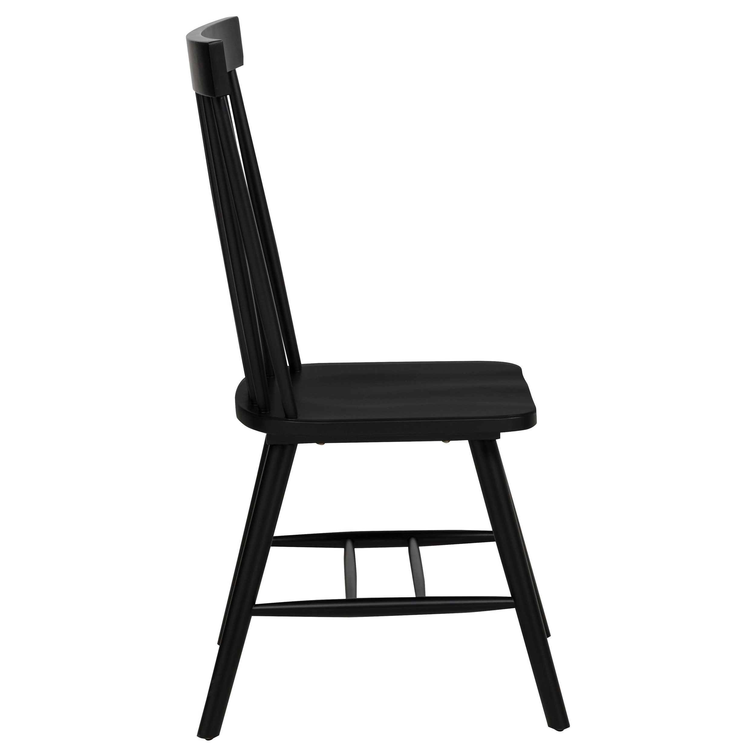 Andrews Windsor Spindle Back Dining Side Chair (Set of 2)