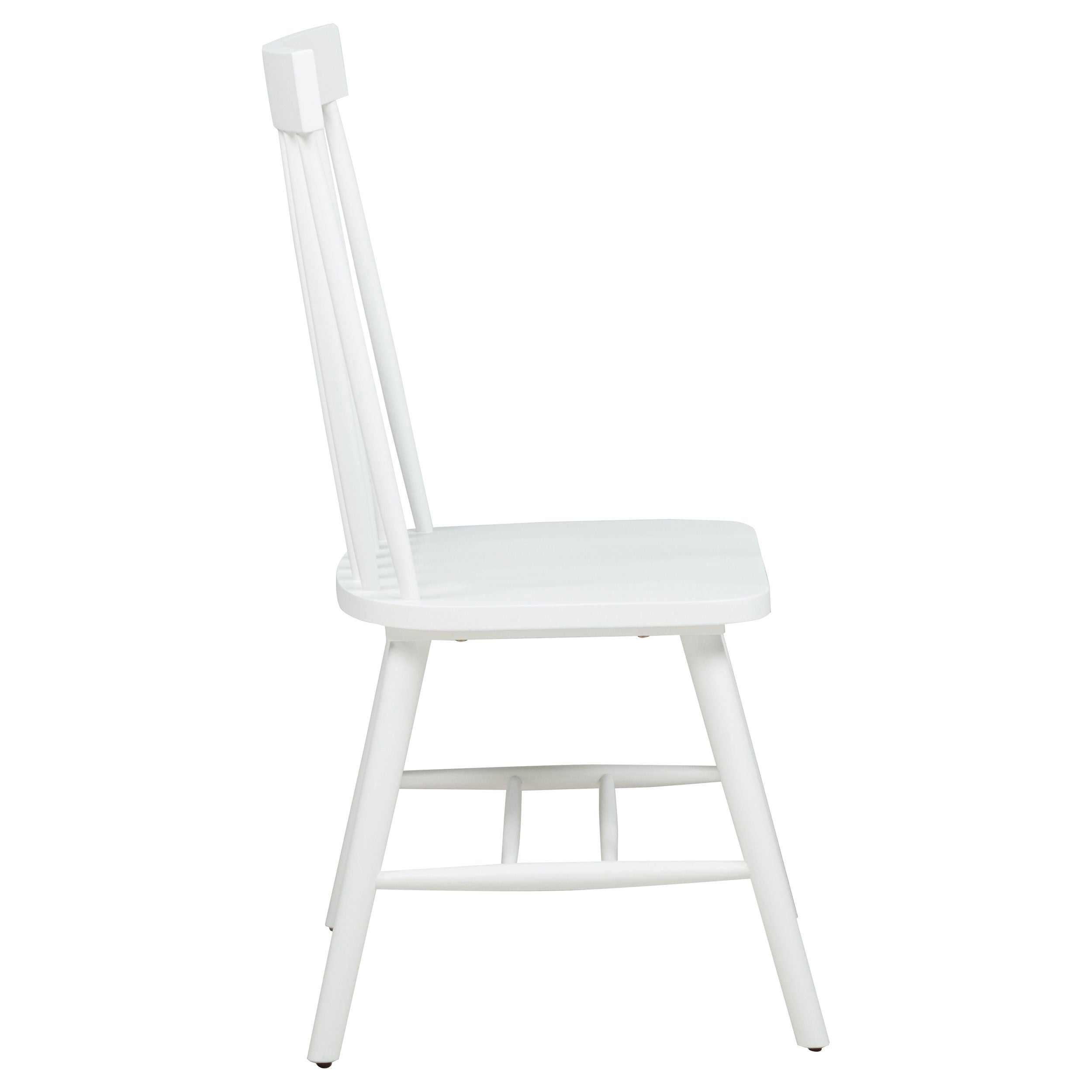 Andrews Windsor Spindle Back Dining Side Chair (Set of 2)
