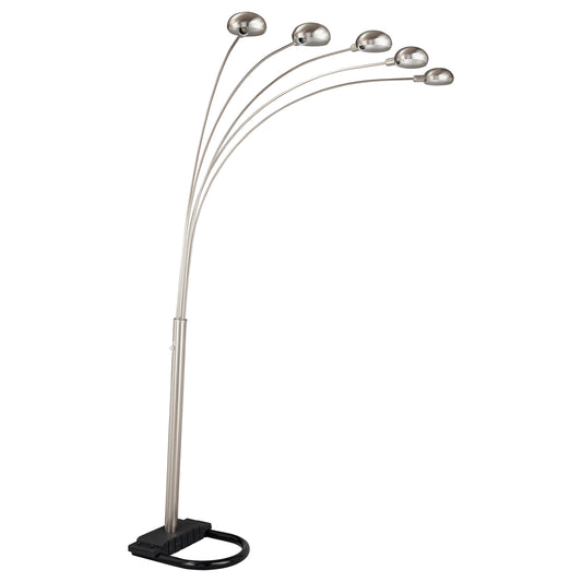Kayd 92-inch Arc 5-light Dome Shade Metal Floor Lamp