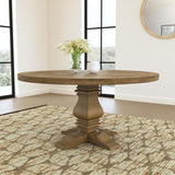 Florence Round 60-inch Wood Dining Table